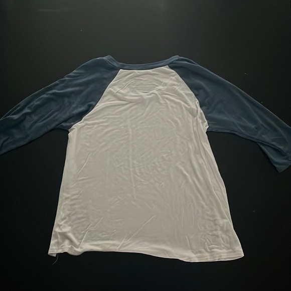 Papermoon Tee, Size Medium, Colors Blue and White - Picture 2 of 3